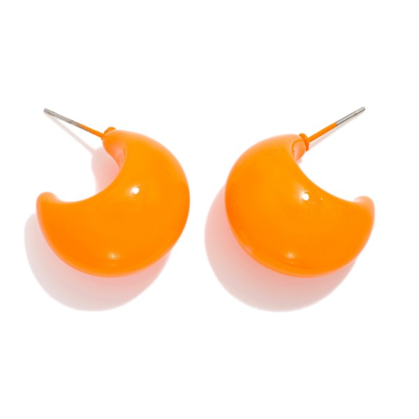 Wholesale acetate Teardrop Hoop Earrings D