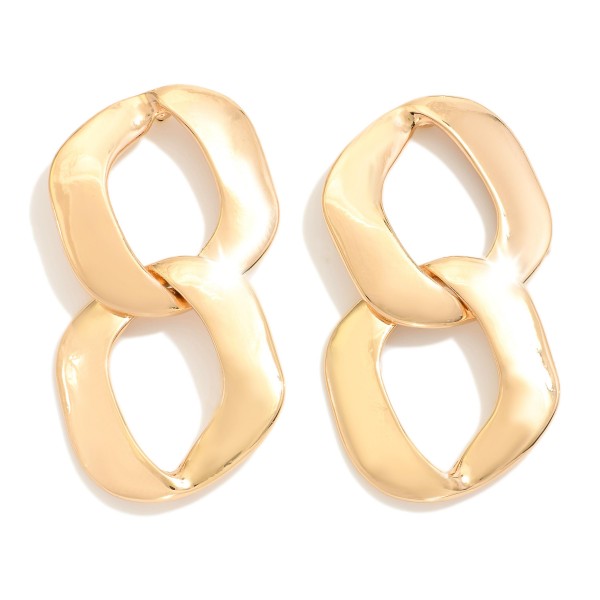 Wholesale large Metal Chain Link Drop Earrings L