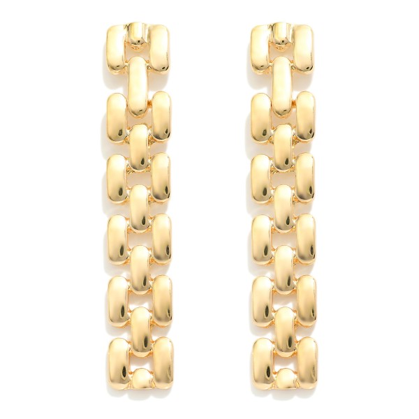 Wholesale metal Watch Chain Drop Earrings L