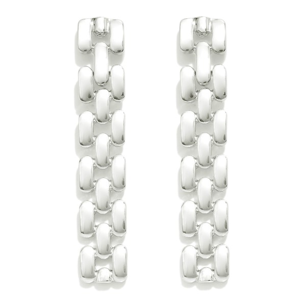 Wholesale metal Watch Chain Drop Earrings L