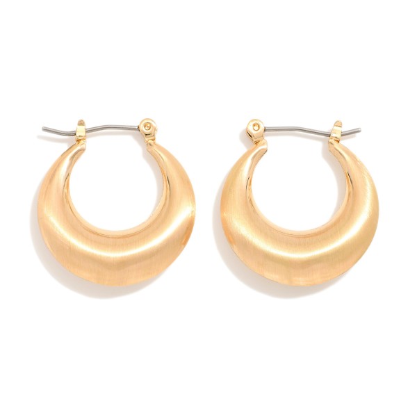 Wholesale tapered Metal Hoop Earrings D