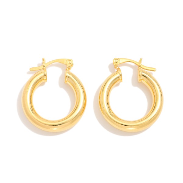 Wholesale latch Metal Hoop Earrings K Gold D Hypoallergenic Made Brazil