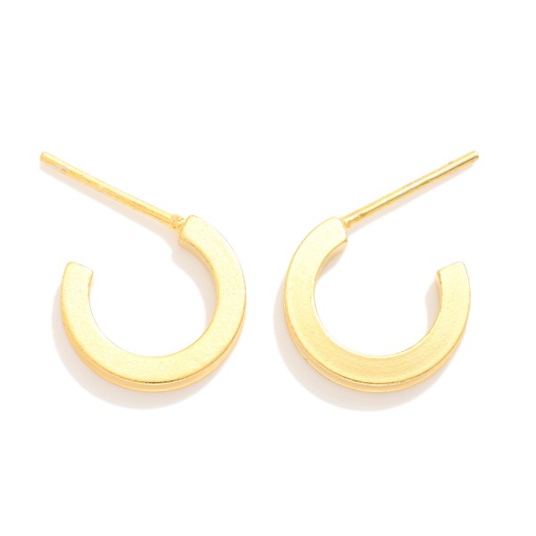 Wholesale metal Hoop Post Drop Earrings K Gold D Hypoallergenic Made Brazil