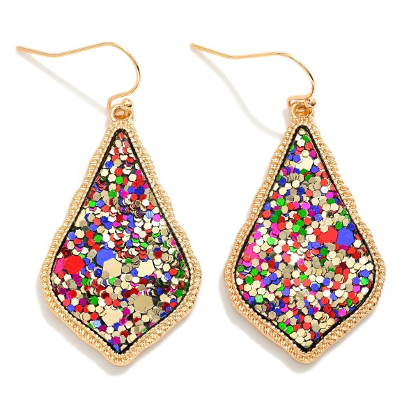 Wholesale glitter Teardrop Drop Earrings L