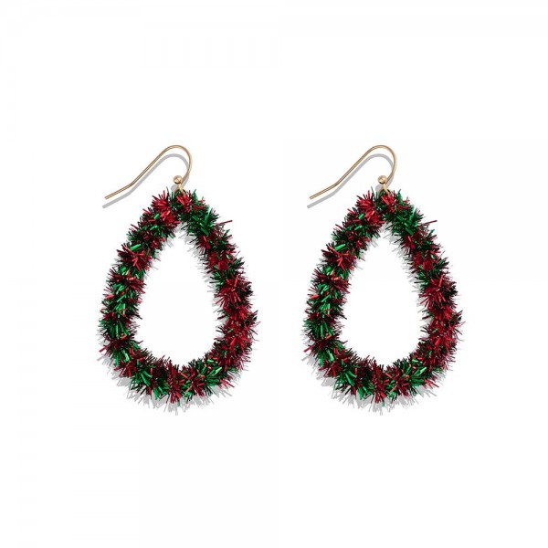 Wholesale tinsel Teardrop Drop Earrings L