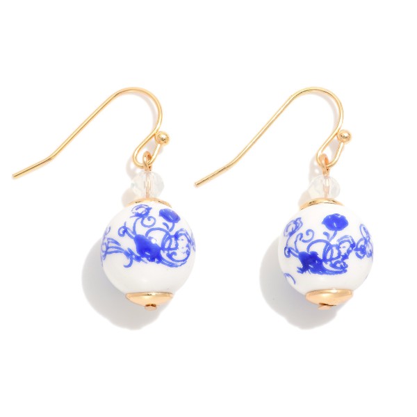 Wholesale chinoiserie Bead Drop Earrings L