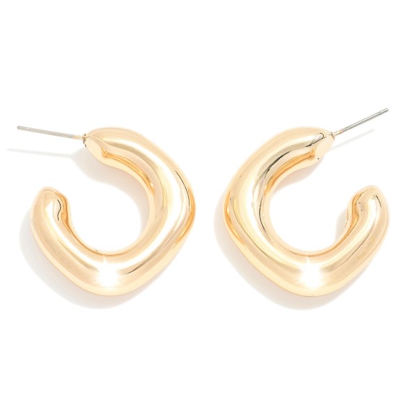 Wholesale simple Huggie Hoop Earring L
