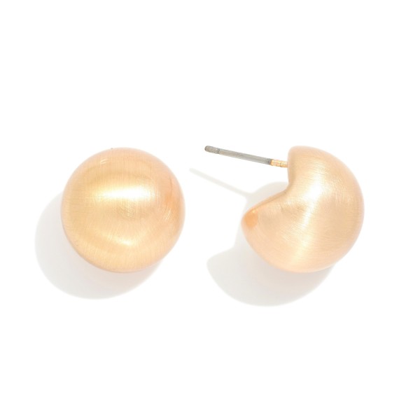 Wholesale metal Dome Cuff Earrings L