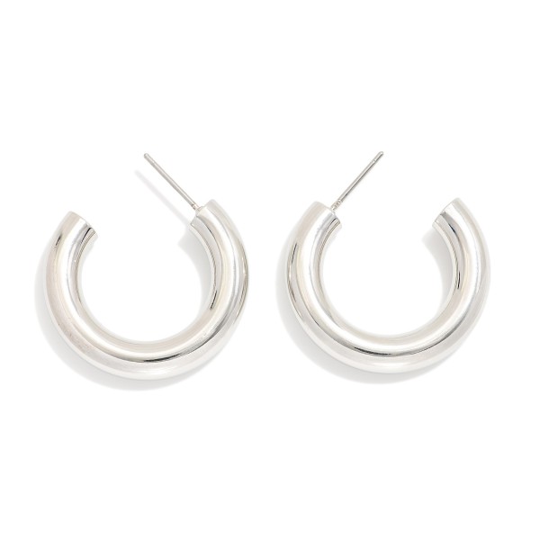 Wholesale simple Metal Hoop Drop Earring D