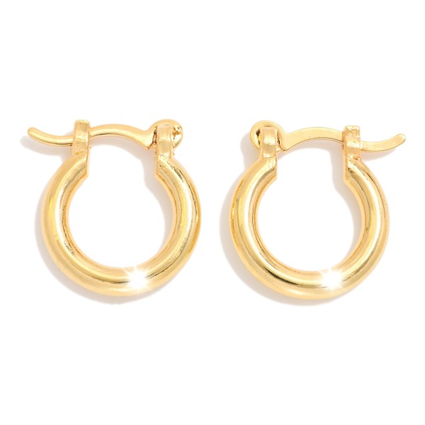 Wholesale metal Hoop Earrings D k Gold Hypoallergenic Made Brazil