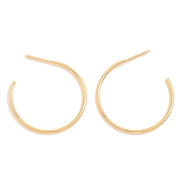 Wholesale metal Hoop Earrings D k Gold Hypoallergenic Made Brazil