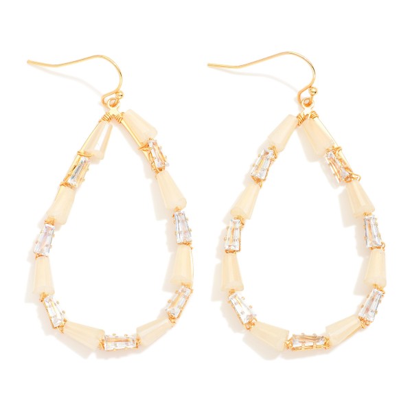 Wholesale beaded Teardrop Earrings Cone Beads Rhinestones L