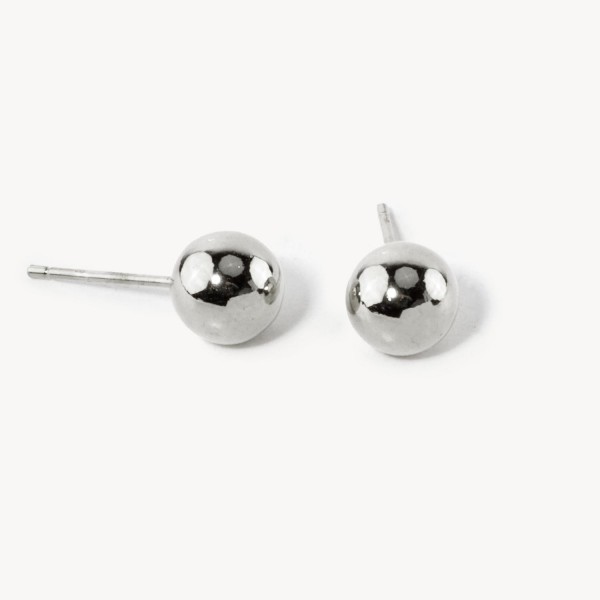 Metal Tone Gold Ball Stud Earrings 

- Gold Dipped
- Approximately .25" L