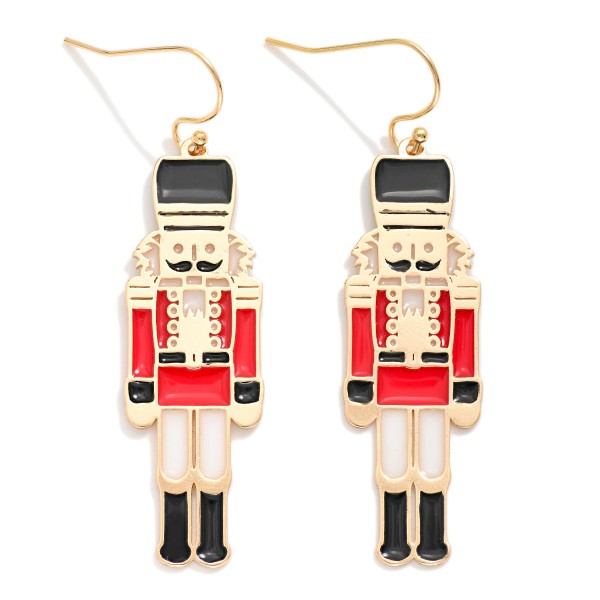 Wholesale enamel Nutcracker Drop Earrings L