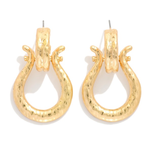 Wholesale metal Circle Door Knocker Drop Earring L