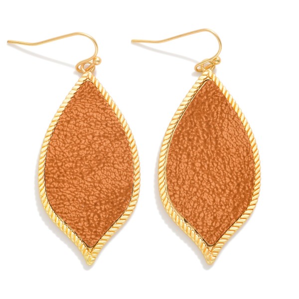 Wholesale leather Teardrop Drop Earrings L