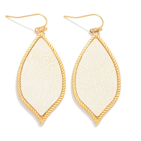 Wholesale leather Teardrop Drop Earrings L