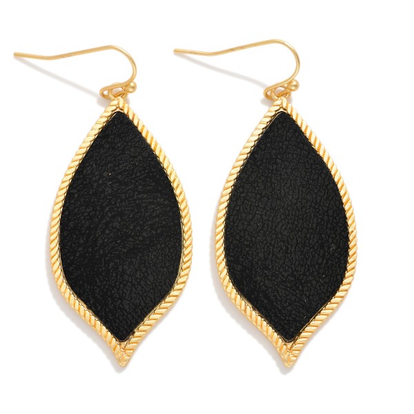 Wholesale leather Teardrop Drop Earrings L