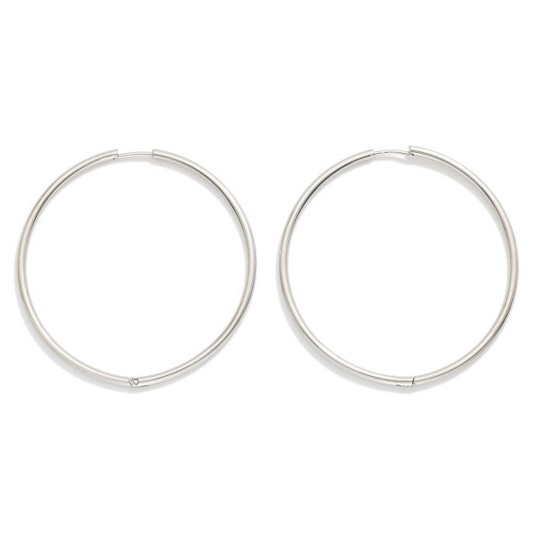 Wholesale metal Huggie Hoop Earrings D Hypoallergenic Water Resistant