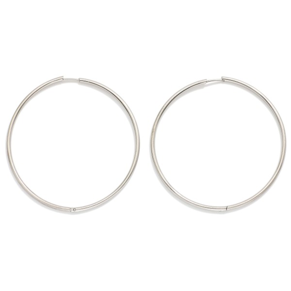 Wholesale metal Huggie Hoop Earrings D Hypoallergenic Water Resistant