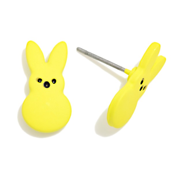 Clay Easter Bunny Stud Earrings 

- Approximately .75" L