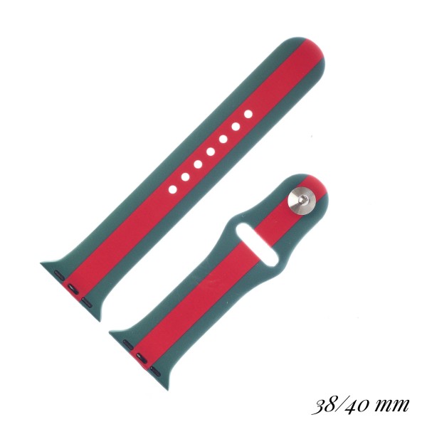 Wholesale green Red Silicone Printed Smart Watch Band Smart Watches Only Fits MM