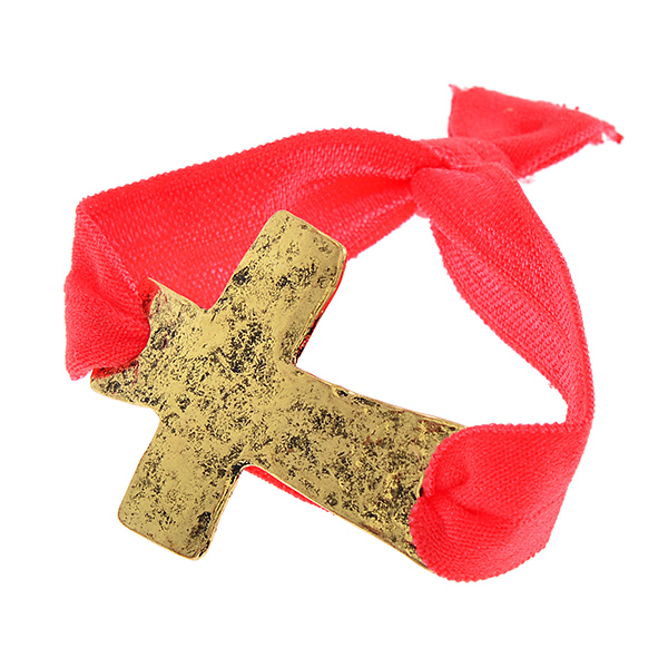 Wholesale coral stretch material bracelet hammered metal varnished gold east wes