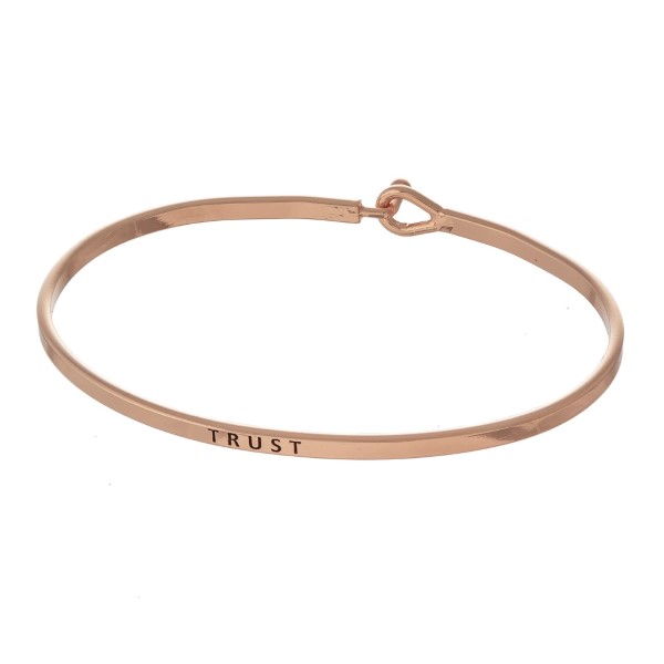 Wholesale metal bracelet stamped encouraging message