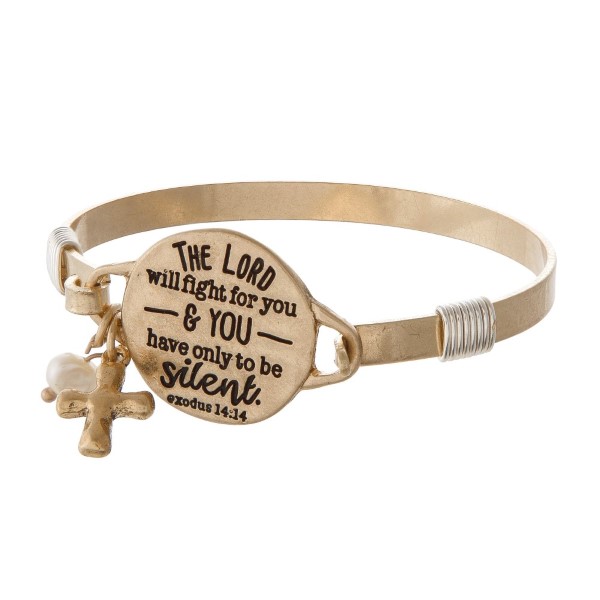 Wholesale metal bracelet stamped Exodus