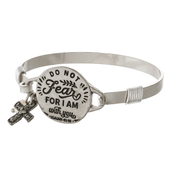 Wholesale metal bracelet stamped Isaiah