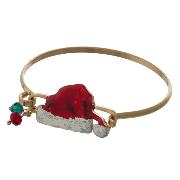 Wholesale metal bracelet Santa hat