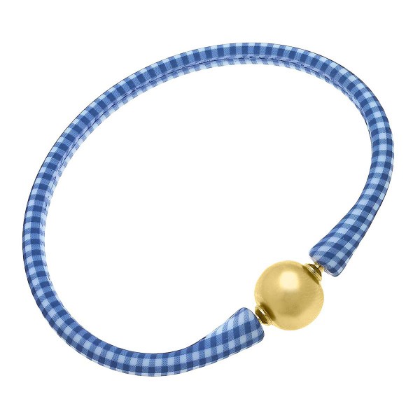Wholesale k Gold Plated Ball Bead Silicone Bracelet Silicone Band k Gold Plated