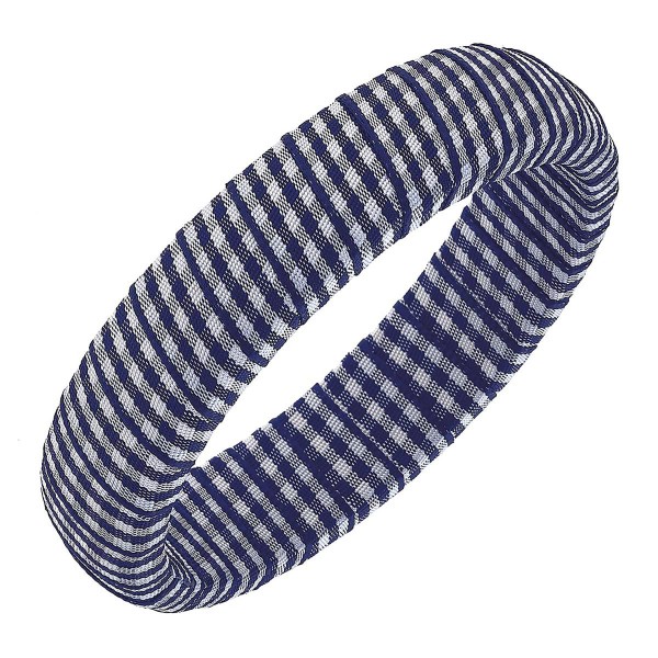 Gingham Wrapped Bangle Bracelet

-Approximately 3" Diameter