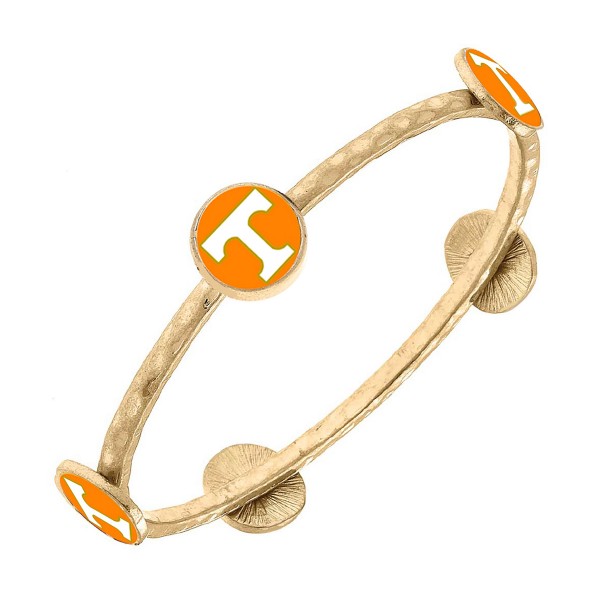Officially Licensed Tennessee Camille Bangle Bracelet.

- Approximately 2.5" Diameter