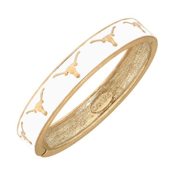 Wholesale nCAA Officially Licensed Logo Hinge Bracelet Canvas NCAA Officially Li