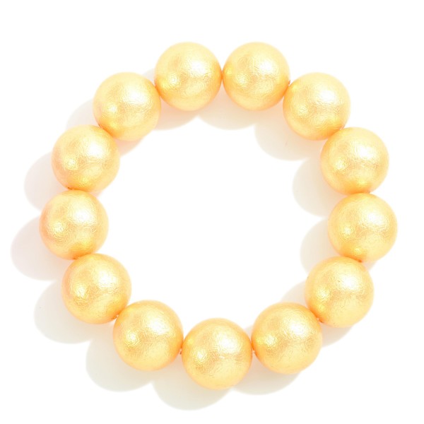 Wholesale chunky Beaded Stretch Bracelet Diameter