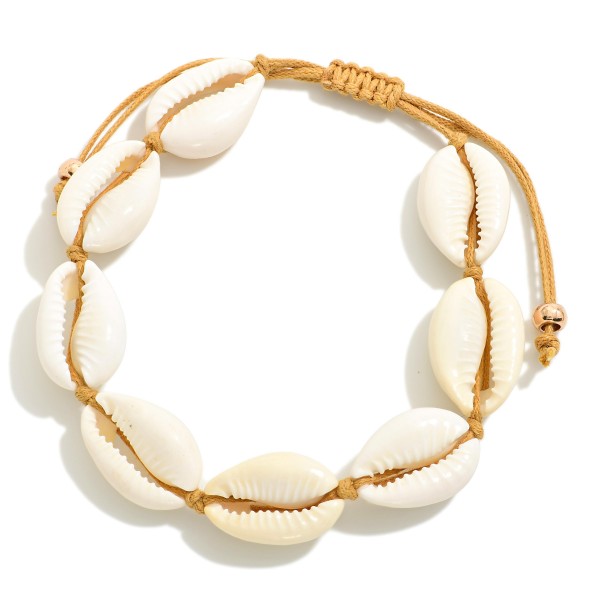 Wholesale adjustable Cowrie Shell Friendship Bracelet Adjustable One Fits Most