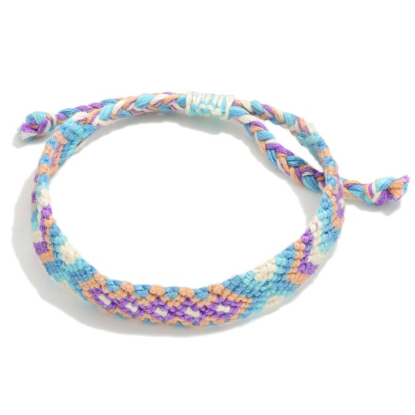 Wholesale adjustable Multi Colored Friendship Bracelet Adjustable One Fits Most