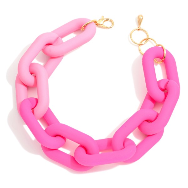 Wholesale chunky Matte Chain Link Bracelet D