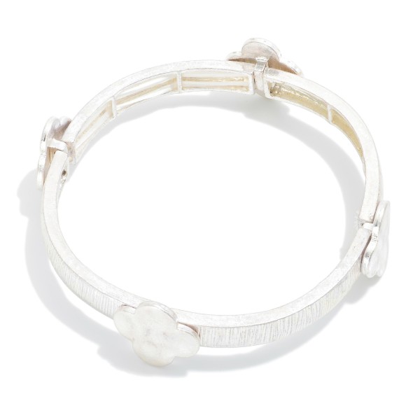 Wholesale metal Stretch Bangle Bracelet Cross D