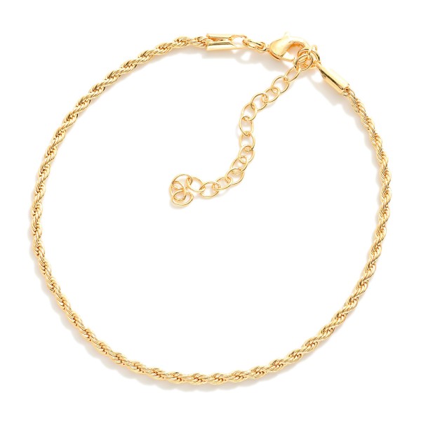 Wholesale rope Chain Bracelet L Extender L k Gold Hypoallergenic Made Brazil