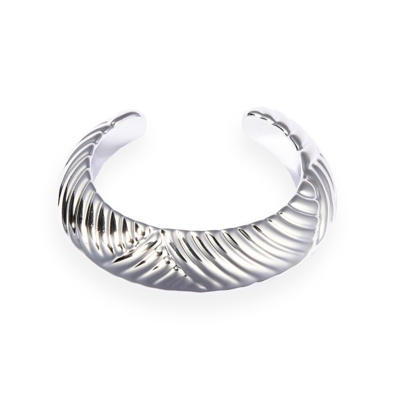 Wholesale ribbed Metal Cuff Bracelet D