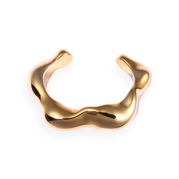 Wavy Metal Cuff Bracelet 

- Approximately 2.5" D