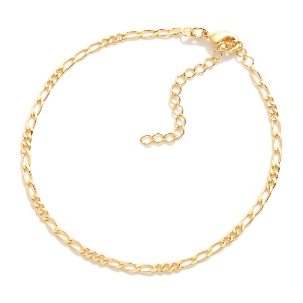 Wholesale figaro Chain Link Bracelet L Extender L k Gold Hypoallergenic Made Bra