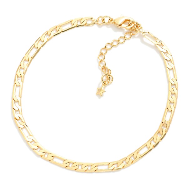 Wholesale figaro Chain Link Bracelet L Extender L k Gold Hypoallergenic Made Bra