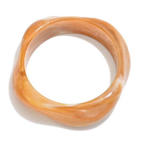 Marble Acetate Bangle Bracelet 

- Approximately 2.5" D 