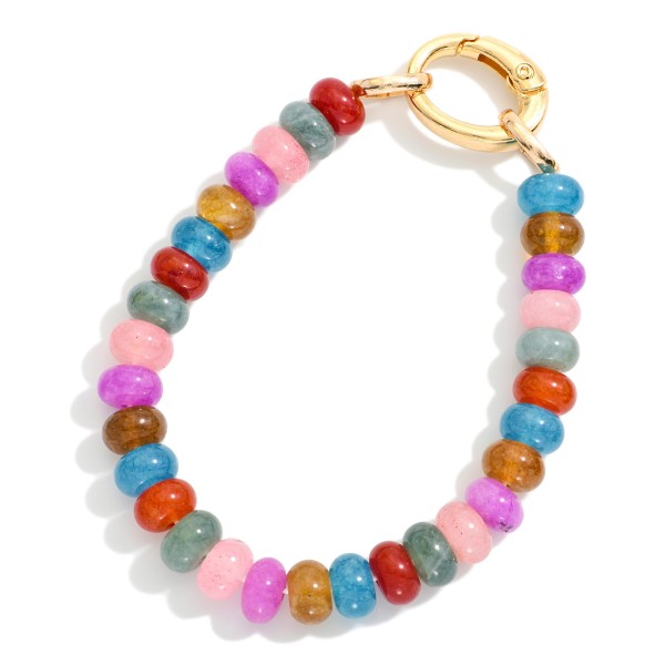 Candy Bead Beaded Bracelet 

- Approximately 2.75