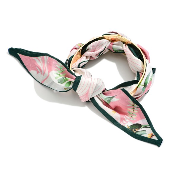 Textured Bangle Woven Bandana Bracelet 

- Approximately 2.5" D 