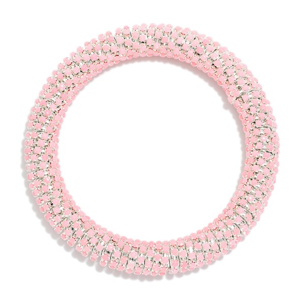 Studded Spring Stretch Bracelet 

- Approximately 2.5" D
