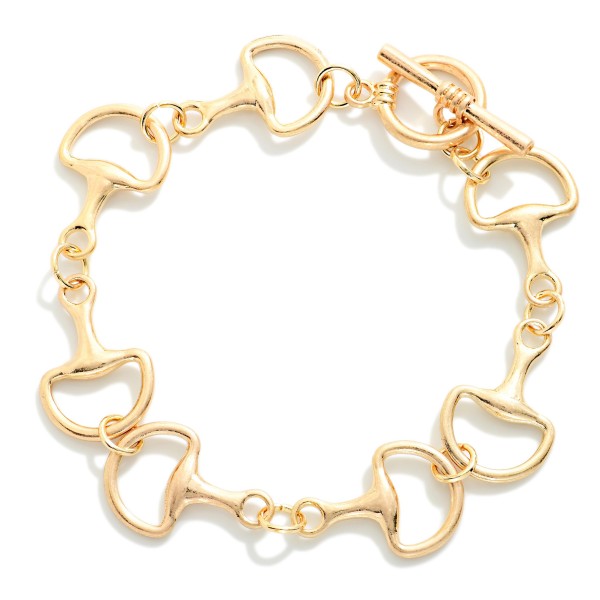 Wholesale metal Horsebit Chain Link Bracelet D